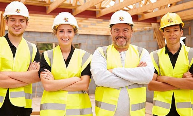 jc construction team on site